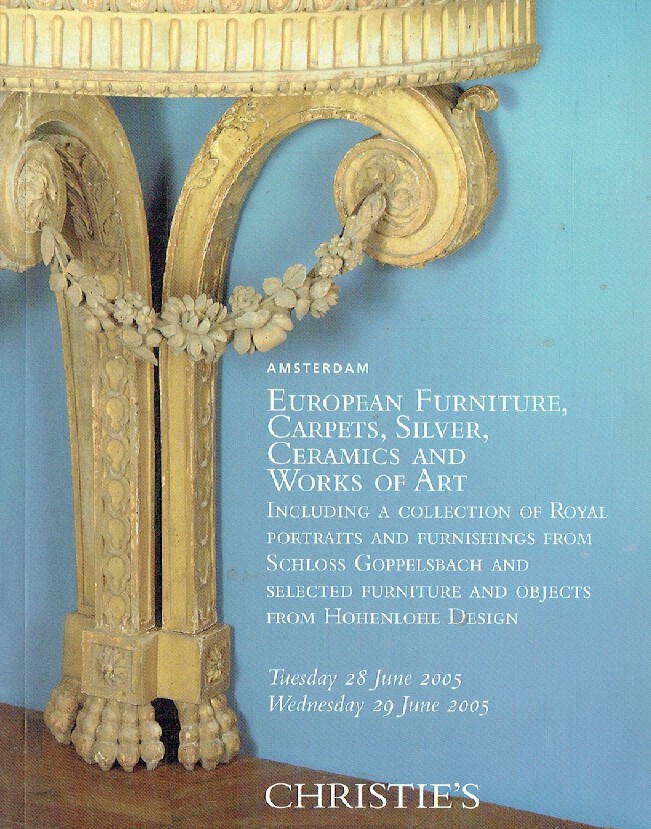Christies June 2005 European Furniture, Carpets, Silver, Ceramics & WOA, Inc. C