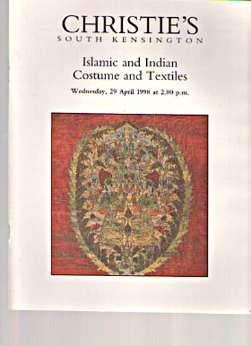 Christies 1998 Islamic & Indian Costume & Textiles