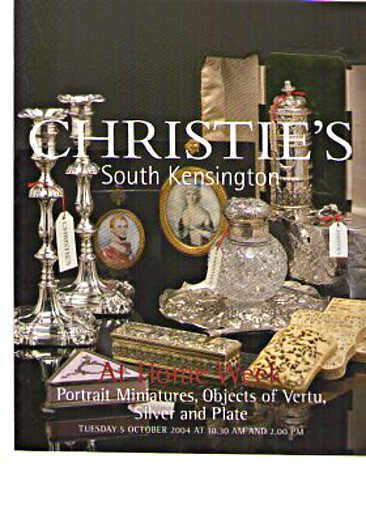 Christies 2004 Portrait Miniatures, Objects of Vertu, Silver