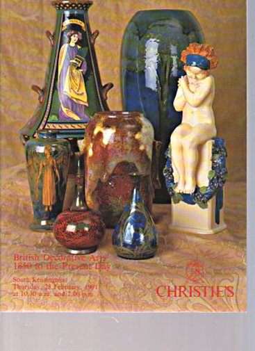 Christies February 1991 British Decorative Arts 1850 Present Day