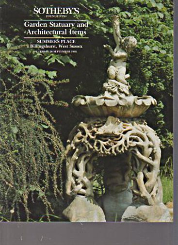 Sothebys 1995 Garden Statuary & Architectural Items