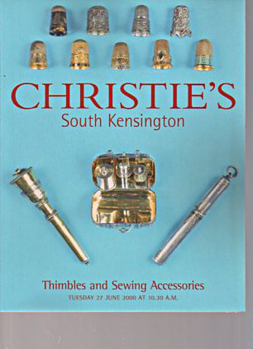 Christies 2000 Thimbles and Sewing Accessories