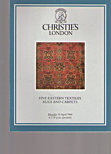 Christies 1984 Fine Eastern Textiles, Rugs and Carpets