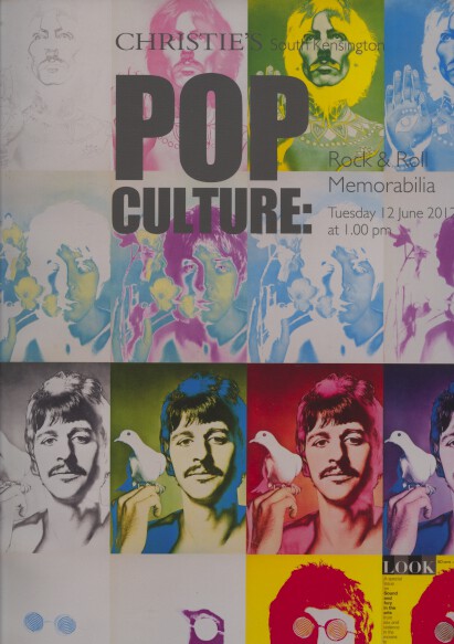 Christies 2012 Pop Culture: Rock & Roll Memorabilia