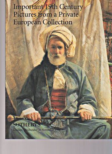 Sothebys 1996 Important 19th Century Pictures European Collection