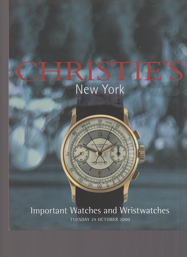 Christies October 2000 Important Watches & Wristwatches (Digital Only)