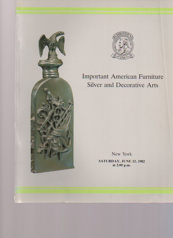 Christies 1982 Important American Furniture, Silver