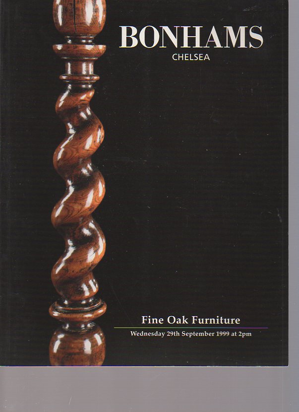 Bonhams 1999 Fine Oak Furniture