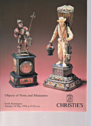 Christies 1994 Objects of Vertu and Miniatures