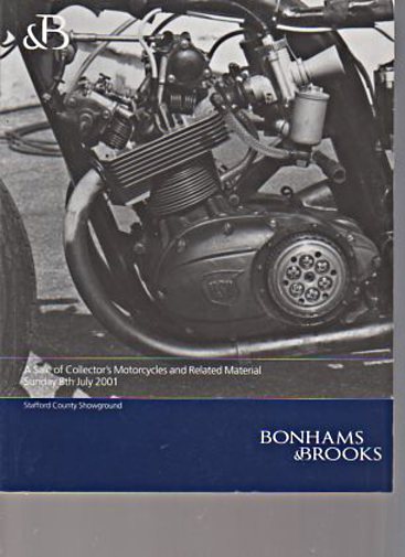 Bonhams & Brooks 2001 Collectors Motorcycles & Related Material