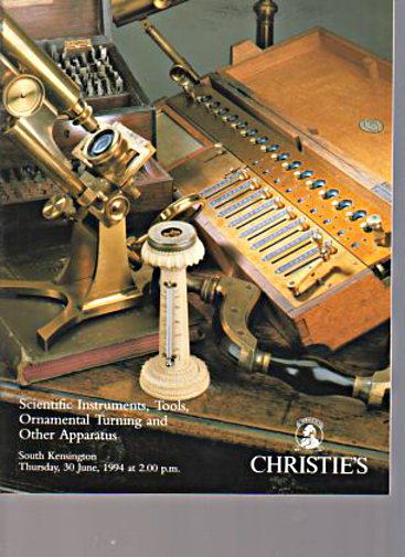 Christies 1994 Scientific Instruments, Tools, Ornamental Turning
