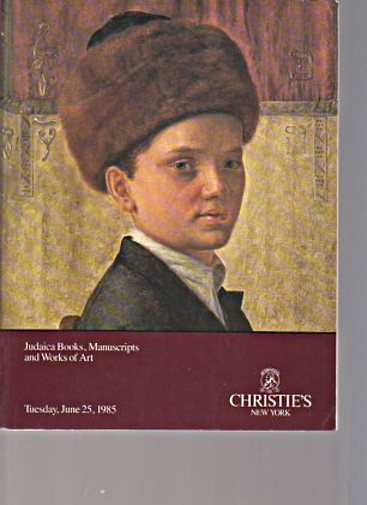Christies 1990 Judaica Books, Manuscripts & Works of Art