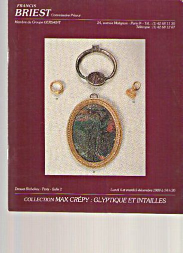 Drouot 1989 Max Crepy Collection of Seals & Intaglios (Digital only)