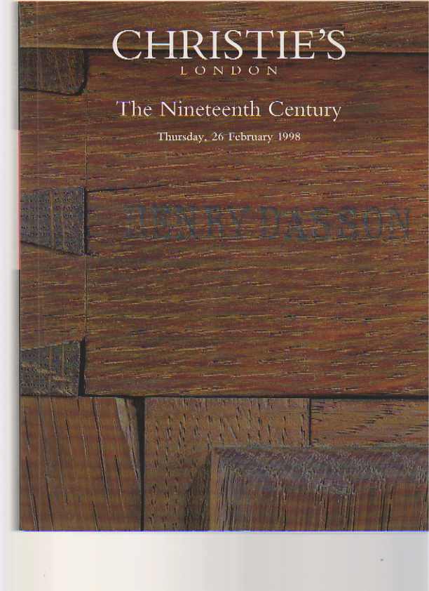 Christies 1998 The Nineteenth Century