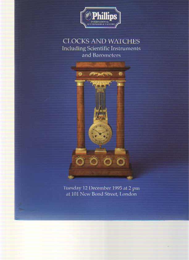 Phillips December 1995 Clocks & Watches including Scientific Instruments