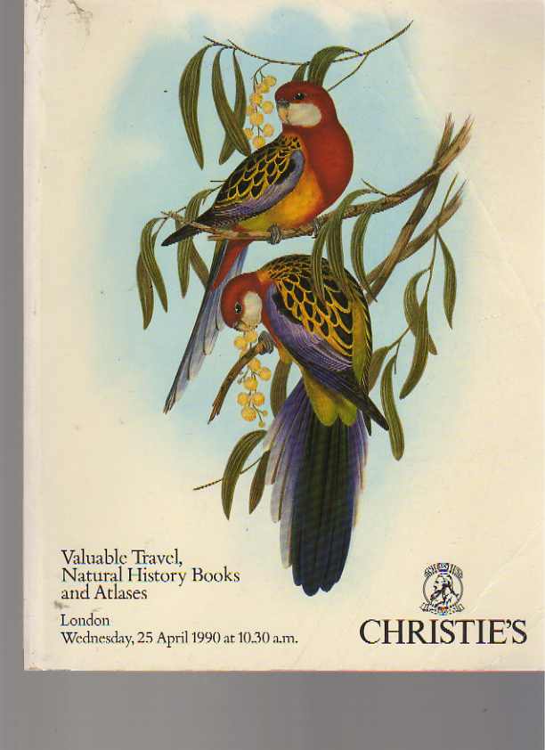 Christies 1990 Valuable Travel & Natural History Books & Atlases