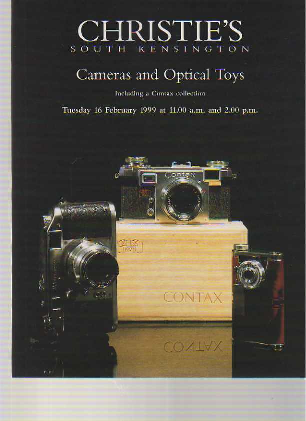 Christies 1999 Cameras & Optical Toys inc. a Contax Collection