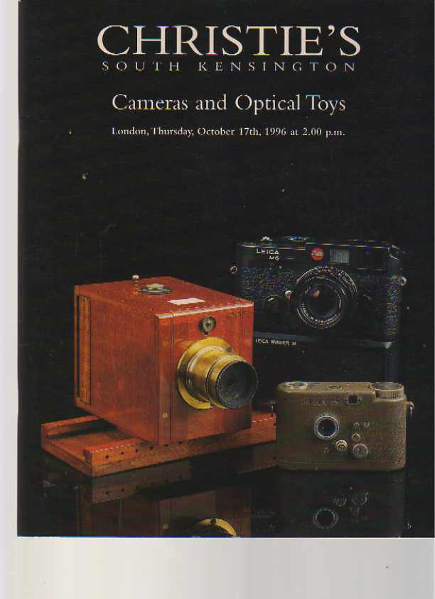 Christies 1996 Cameras and Optical Toys