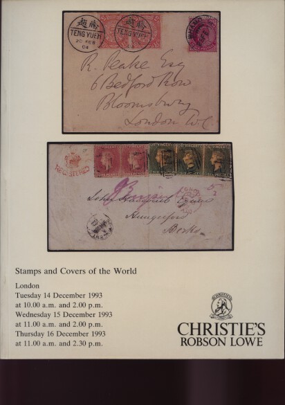 Christies 1993 Stamps and Covers of the World