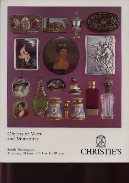 Christies June 1991 Objects of Vertu and Miniatures