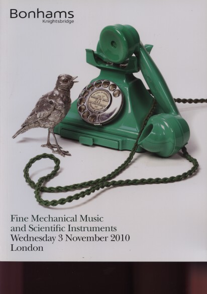 Bonhams November 2010 Mechanical Music & Scientific Instruments