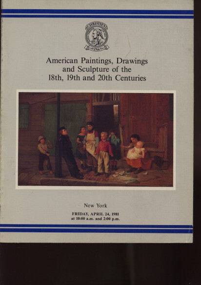 Christies 1981 American Paintings of the 18, 19 & 20th Centuries