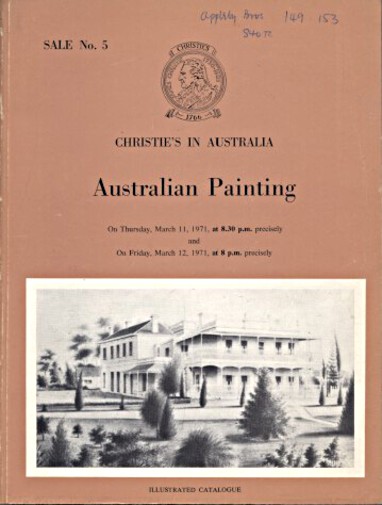 Christies 1971 Australian Painting