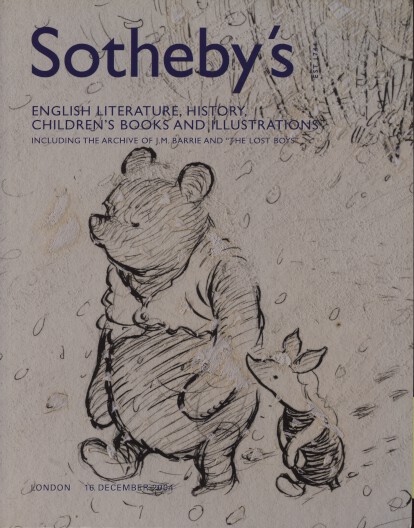 Sothebys 2004 English Literature, History, Children's Books