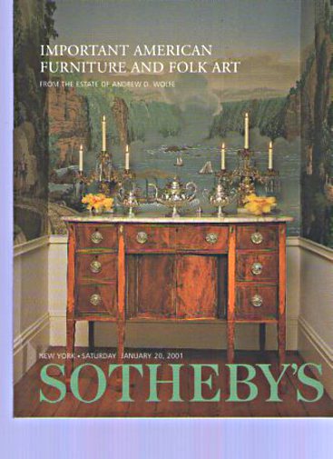 Sothebys 2001 Important American Furniture Folk Art
