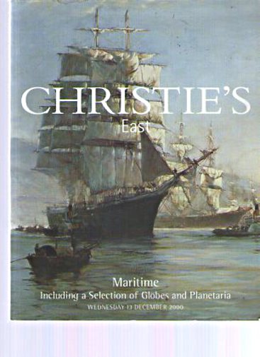 Christies December 2000 Maritime, including Globes & Planetaria (Digital Only)