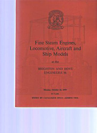 Christies 1979 Steam Engines, Locomotive, Aircraft, Ship Models