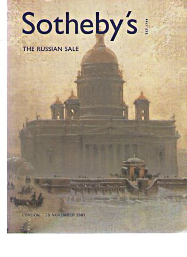 Sothebys 2001 The Russian Sale (Digital only)