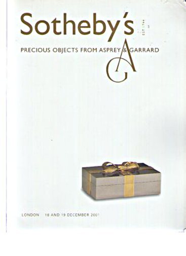 Sothebys 2001 Precious Objects from Asprey & Garrard - Click Image to Close