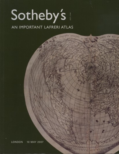 Sothebys 2007 An Important Lafreri Atlas