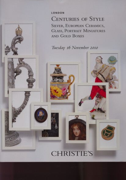 Christies 2010 Portrait Miniatures, Silver, Gold Boxes