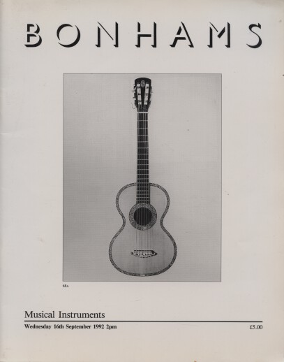 Bonhams 1992 Musical Instruments