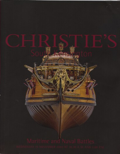 Christies 2003 Maritime and Naval Battles