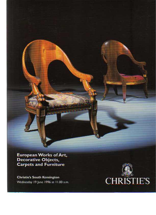 Christies June 1996 European Works of Art, Decorative Objects ...