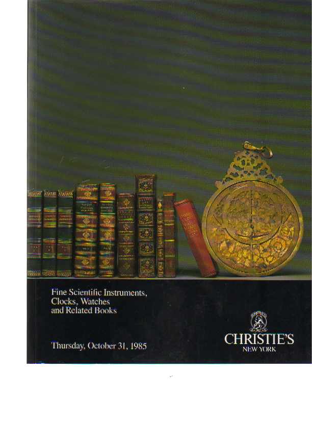 Christies 1985 Fine Scientific Instruments, Clocks, Watches
