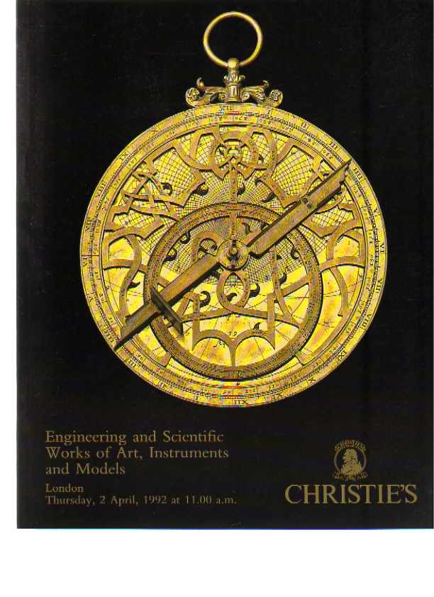 Christies 1992 Engineering, Scientific Works of Art, Instruments