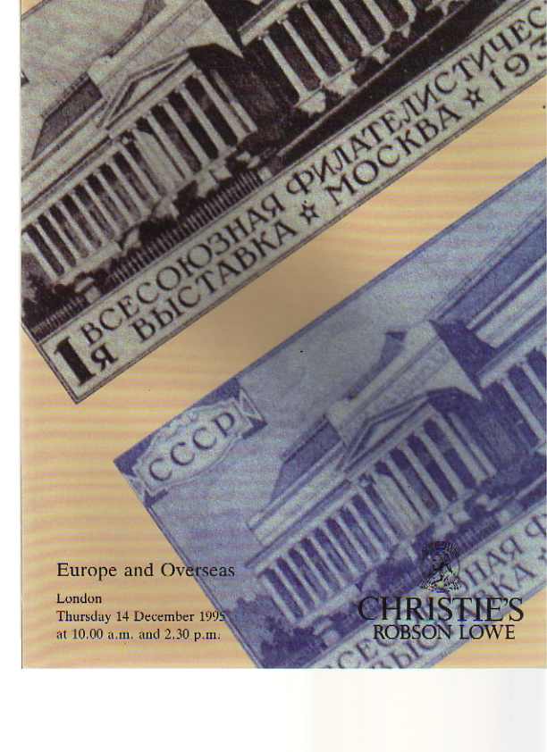 Christies 1995 Europe & Overseas Stamps