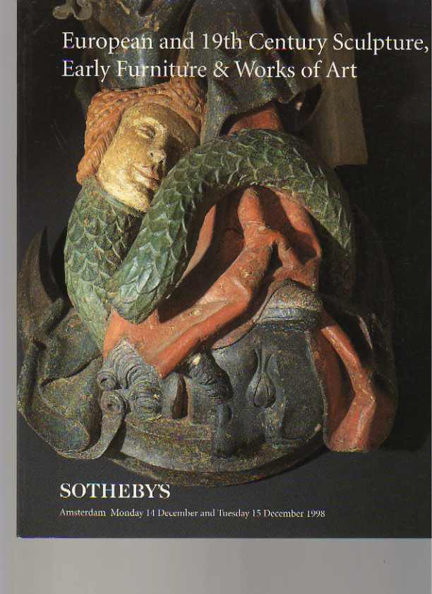 Sothebys 1998 European & 19th C Sculpture, Early Furniture ...