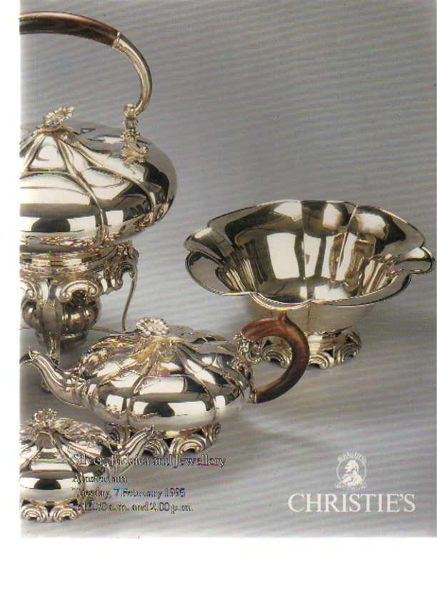 Christies 1995 Silver, Judaica & Jewellery