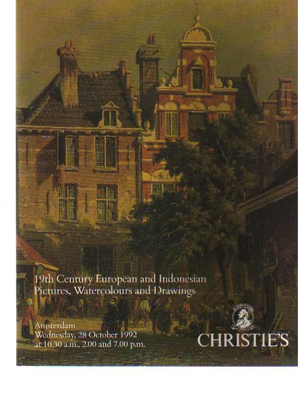 Christies 1992 19th C European & Indonesian Pictures