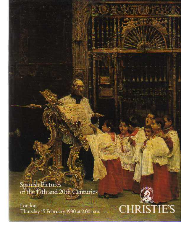 Christies 1990 Spanish Pictures of the 19th & 20th Centuries