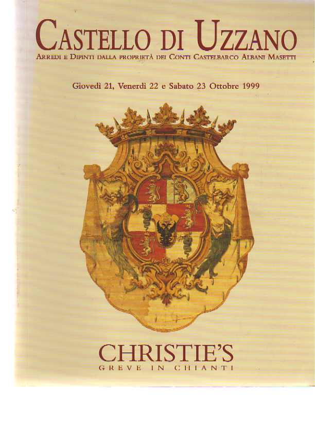Christies October 1999 Count Masetti Collection Uzzano Castle (Digital Only)