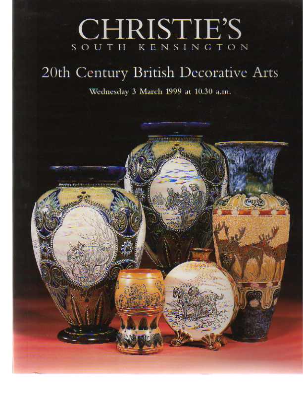 Christies March 1999 20th Century British Decorative Arts