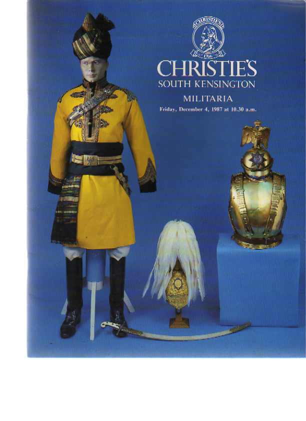 Christies December 1987 Militaria (Digital Only)