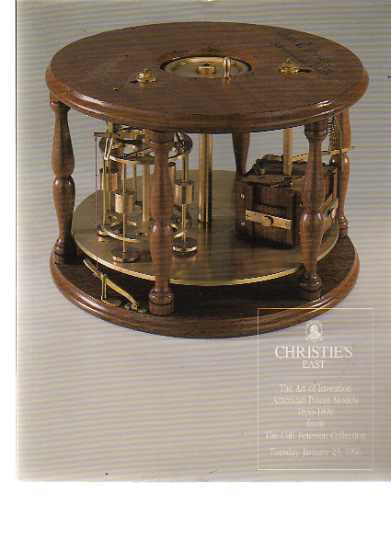 Christies 1996 Peterson Collection of Patent Models 1836 - 1899