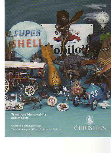Christies 1996 Transport Memorabilia & Models